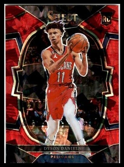 2022 Panini Select Basketball Red Cracked Ice Dyson Daniels #67