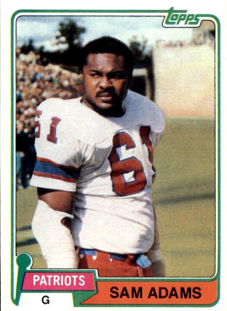 1981 Topps Football Sam Adams #352