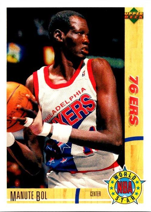 1991 Upper Deck International Basketball Manute Bol #194