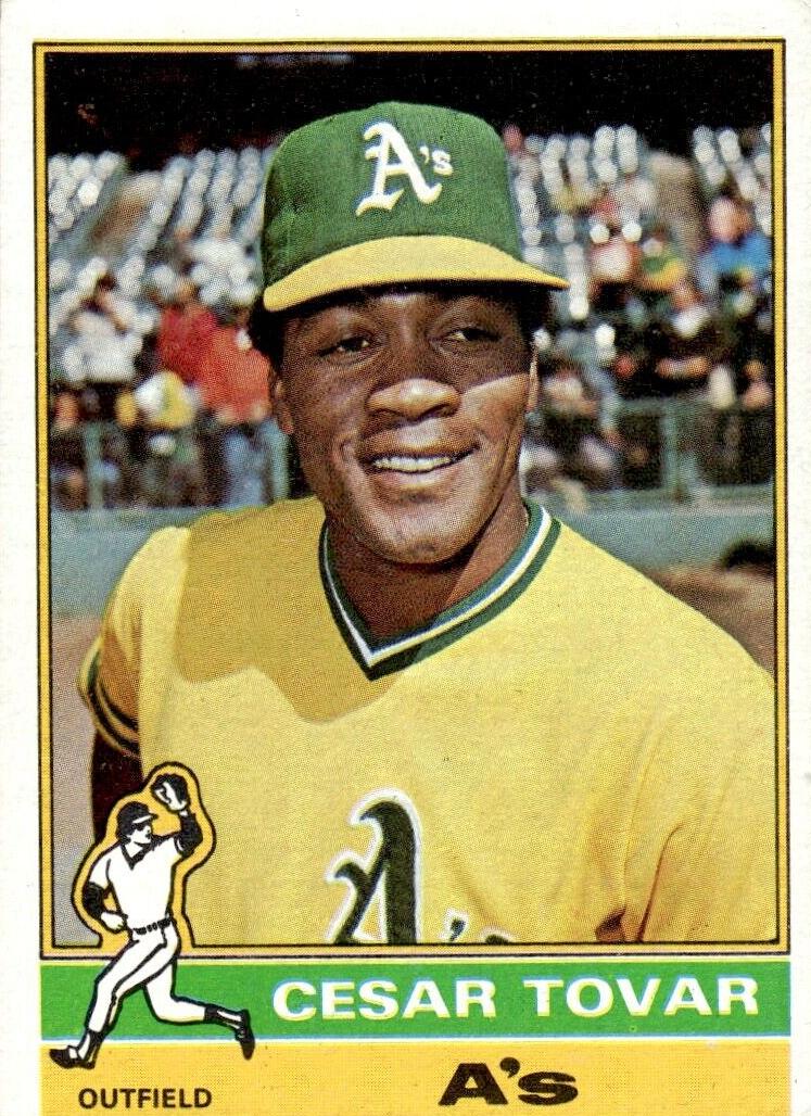 1976 Topps Baseball Cesar Tovar #246 PSA 9