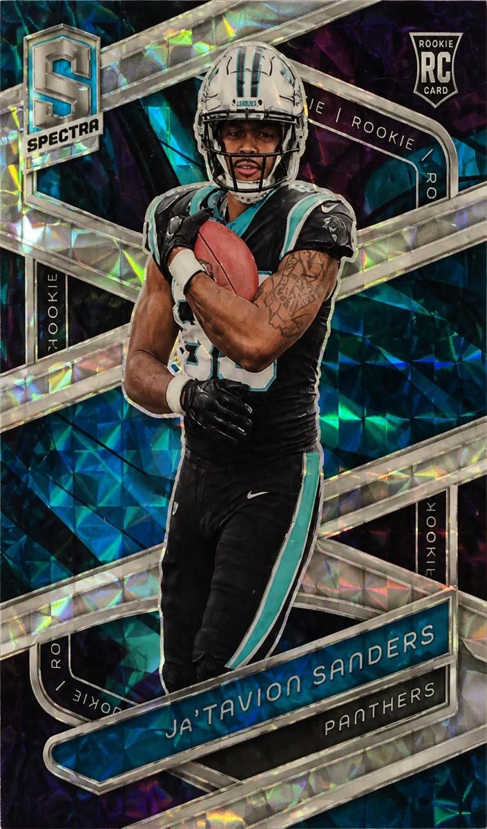 2024 Panini Spectra Football Interstellar Ja'Tavion Sanders #140 PSA 10