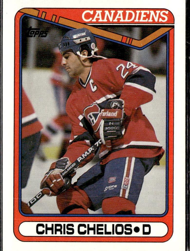 1990 Topps Hockey Chris Chelios #29 PSA 10