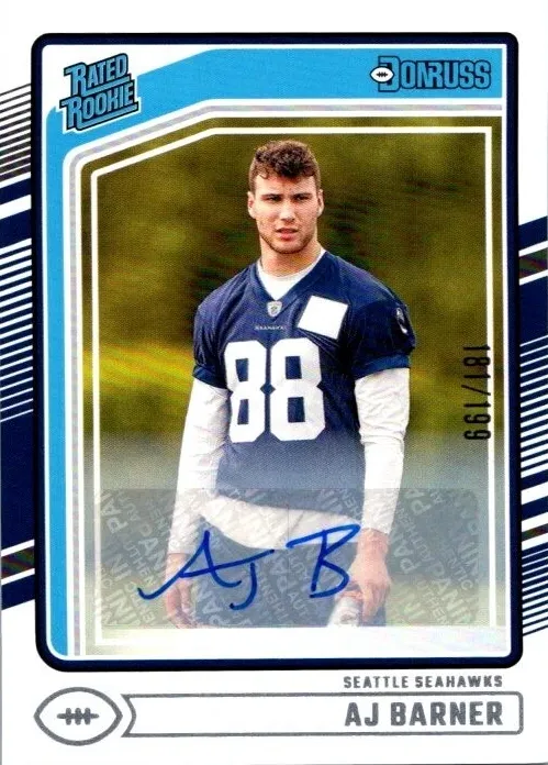 2024 Panini Donruss Football AJ Barner #367