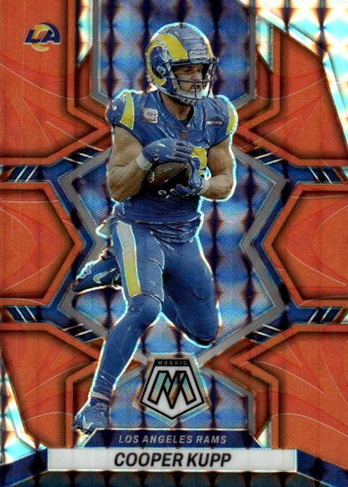 2022 Panini Mosaic Football Reactive Orange Cooper Kupp #110