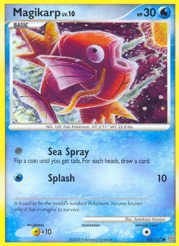 2008 Pokemon Diamond & Pearl Stormfront Magikarp #65