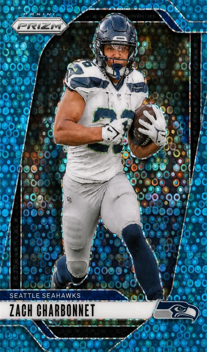 2024 Panini Prizm Football No Huddle Blue Zach Charbonnet #264