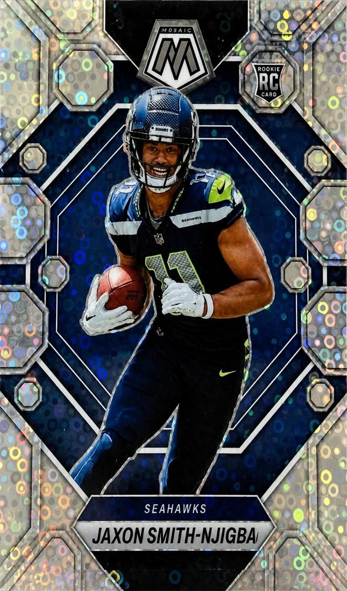 2023 Panini Mosaic Football No Huddle Silver Jaxon Smith-Njigba #331 PSA 9