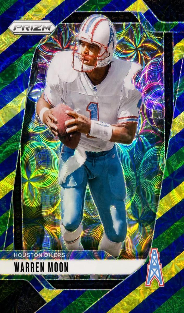 2024 Panini Prizm Football Choice Blue Yellow and Green Warren Moon #298