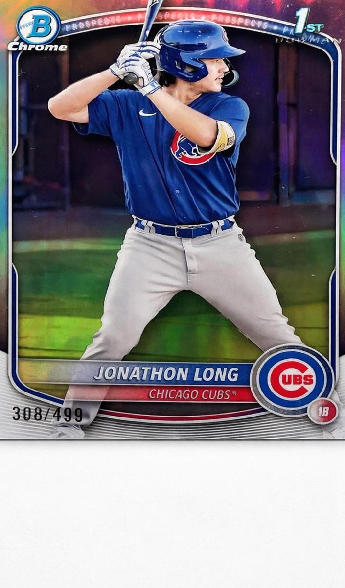 2025 Bowman Chrome Prospects Baseball Refractor Jonathon Long #BCP-58