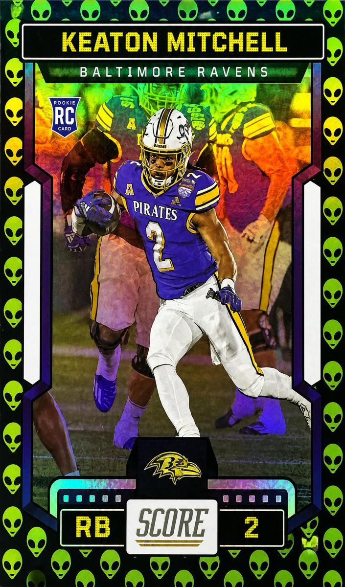 2023 Panini Score Football Extraterrestrial Keaton Mitchell #334