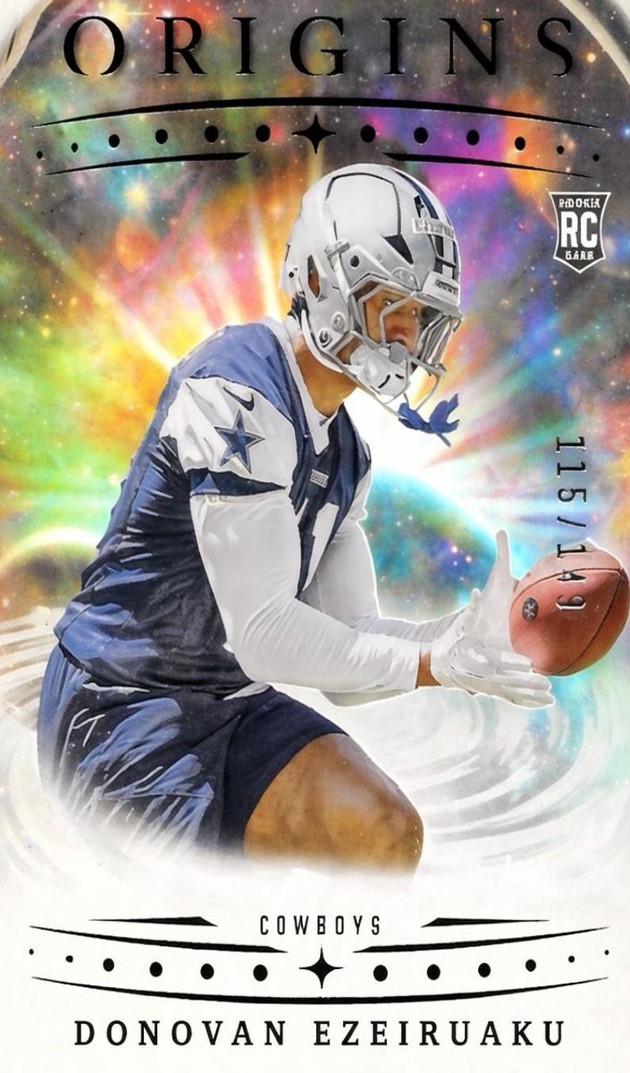 2025 Panini Origins Football Holo Silver Donovan Ezeiruaku #150