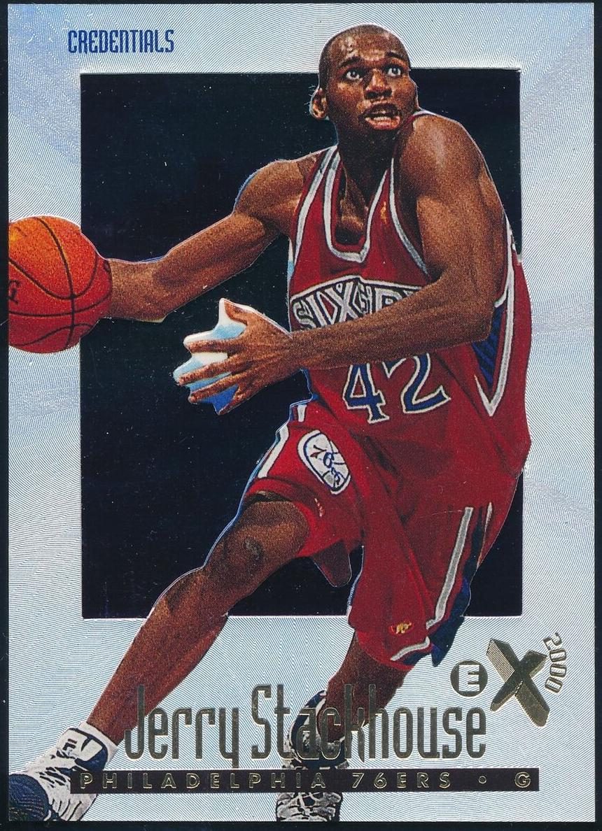 1996 Skybox E-X2000 Basketball Jerry Stackhouse #54 PSA 9