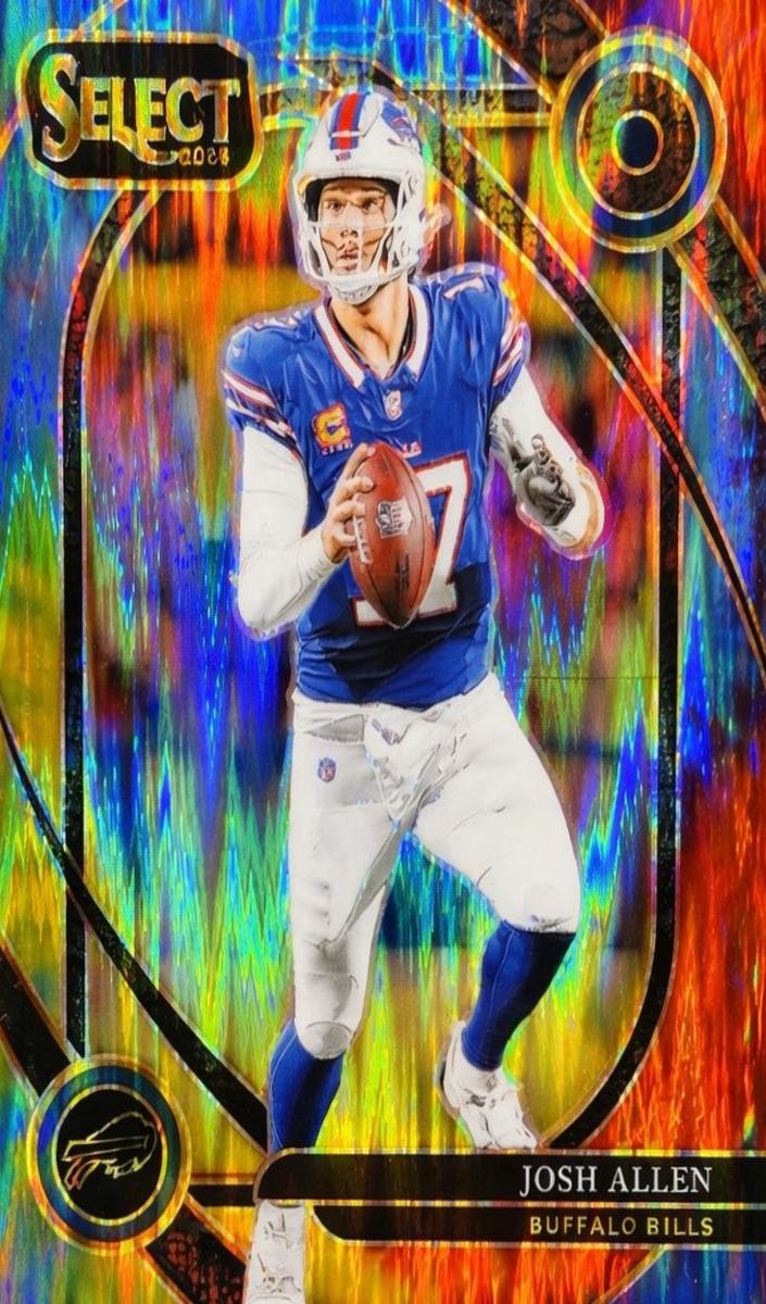 2024 Panini Select Football Tie-Dye Shock Josh Allen #225