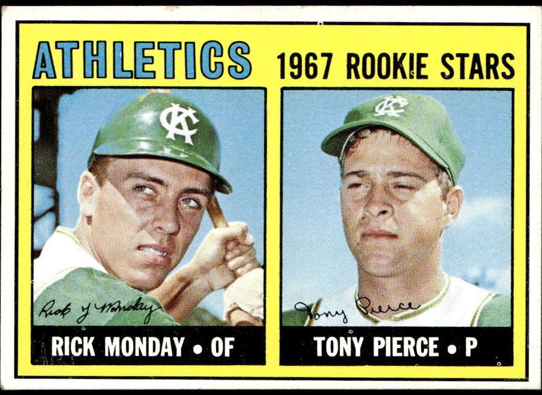 1967 Topps Baseball Athletics Rookies #542 PSA 6.5