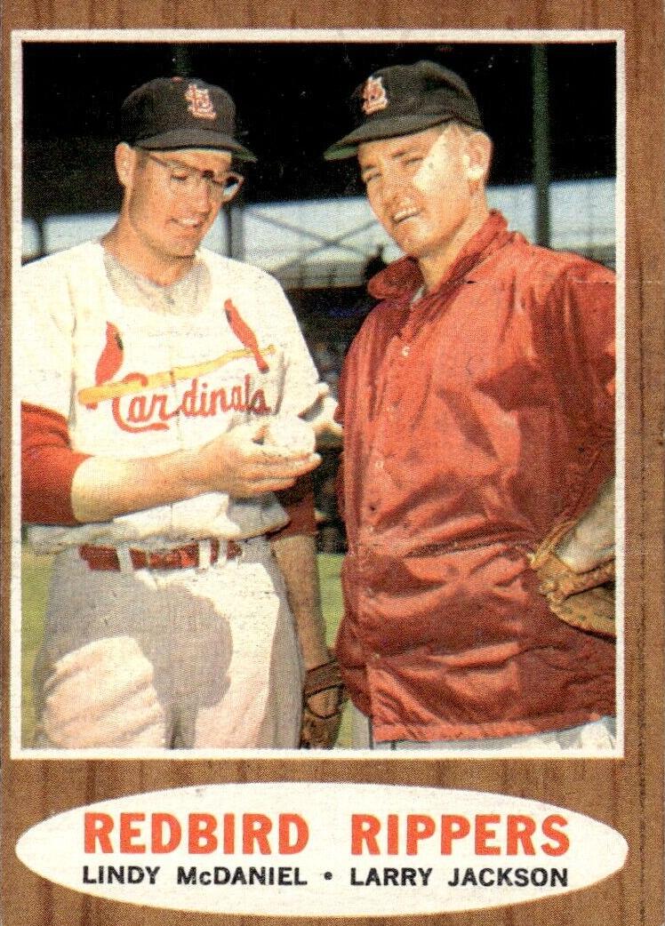 1962 Topps Baseball Redbird Rippers #306
