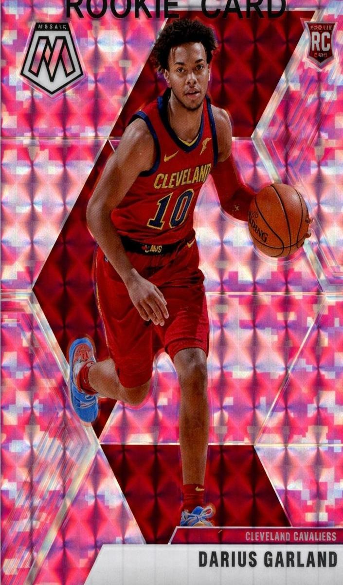 2019 Panini Mosaic Basketball Pink Camo Darius Garland #249 PSA 9