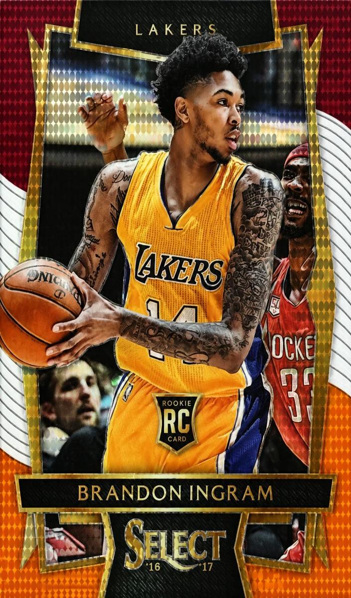 2016 Panini Select Basketball Tri-Color Brandon Ingram #91 PSA 9
