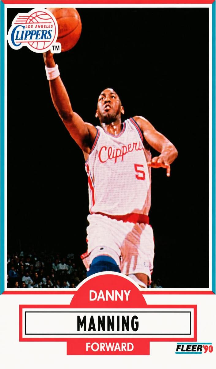 1990 Fleer Basketball Danny Manning #87 PSA 10
