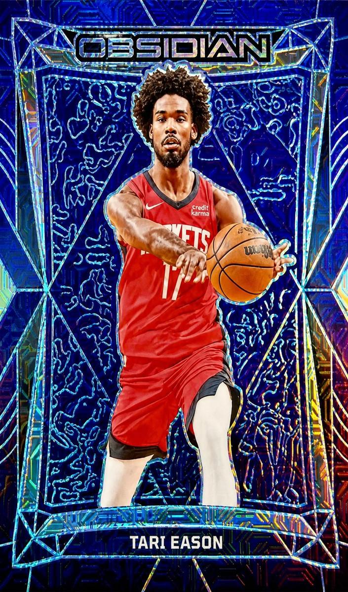 2023 Panini Obsidian Basketball Electric Etch Deep Sea Mojo Tari Eason #63