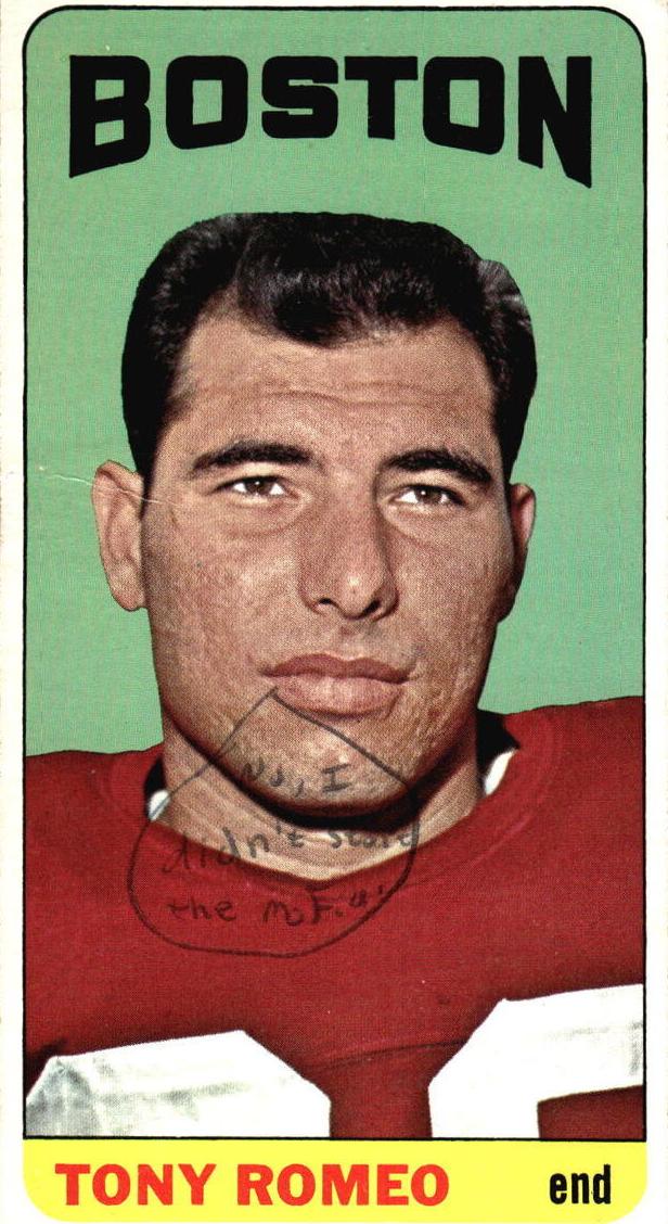 1965 Topps Football Tony Romeo #18