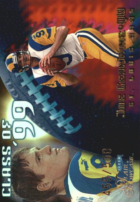 1999 Flair Showcase Football Joe Germaine #13 CN
