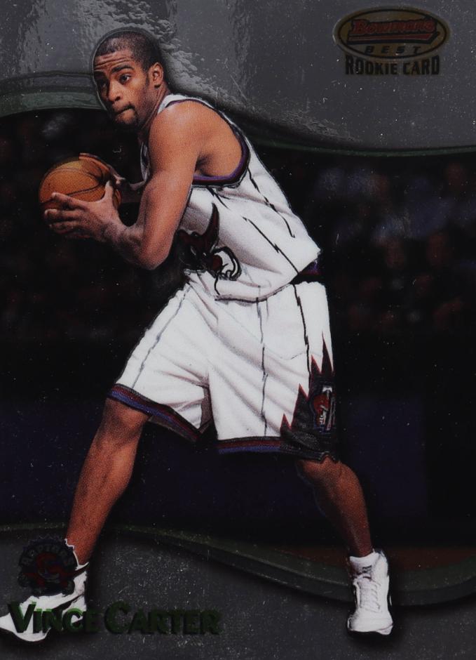 1998 Bowman's Best Basketball Vince Carter #105 PSA 9