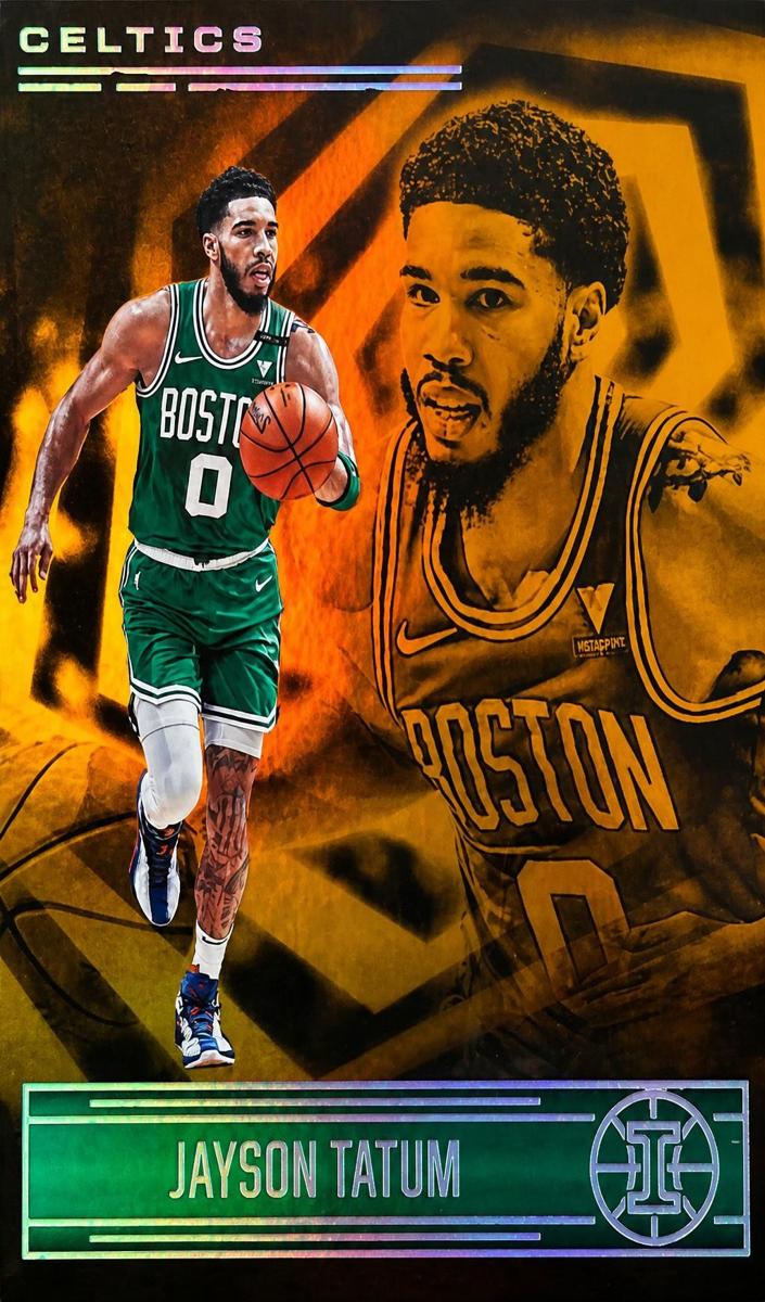 2020 Panini Illusions Basketball Trophy Collection Orange Jayson Tatum #137