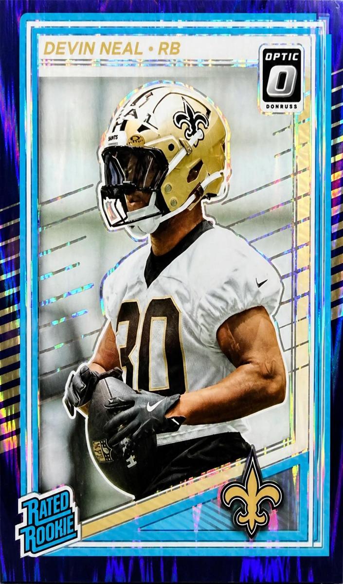 2025 Donruss Optic Football Purple Shock Devin Neal #282