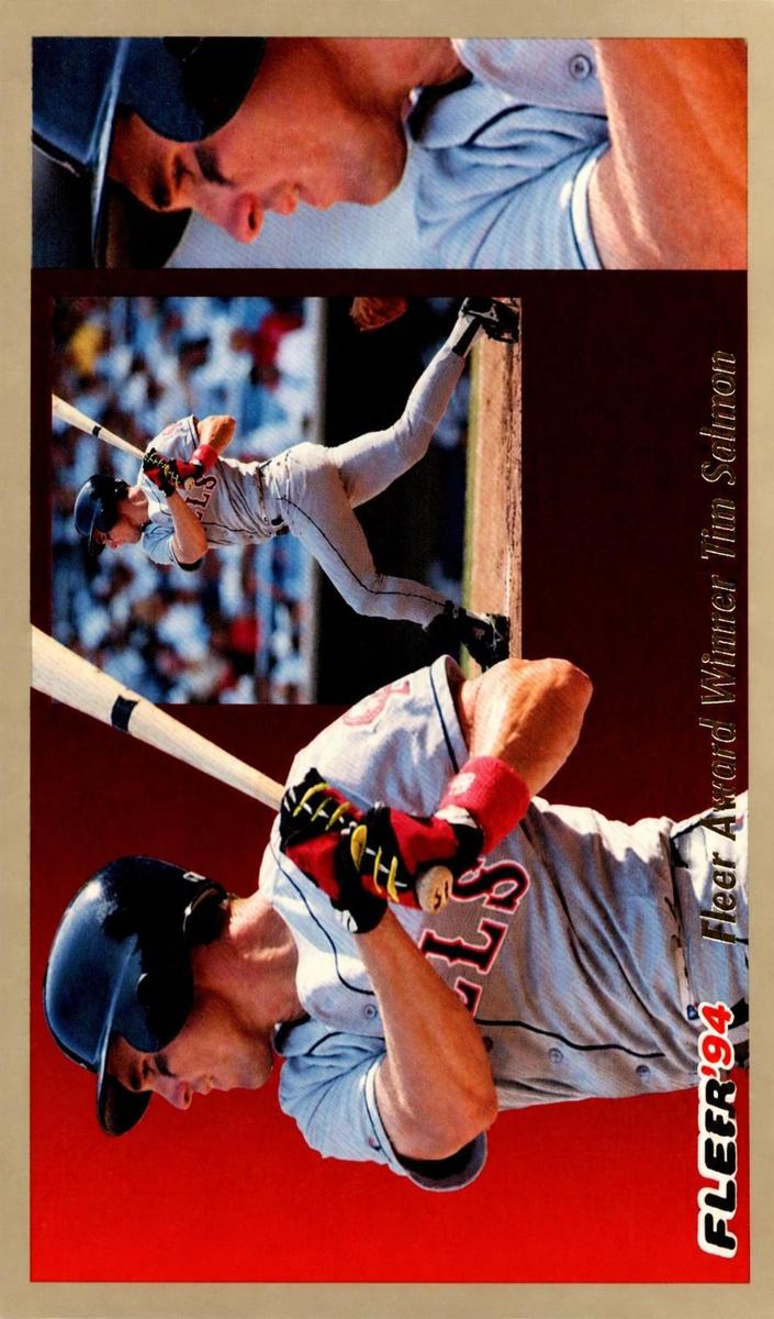 1994 Fleer Baseball Tim Salmon #5 PSA 9