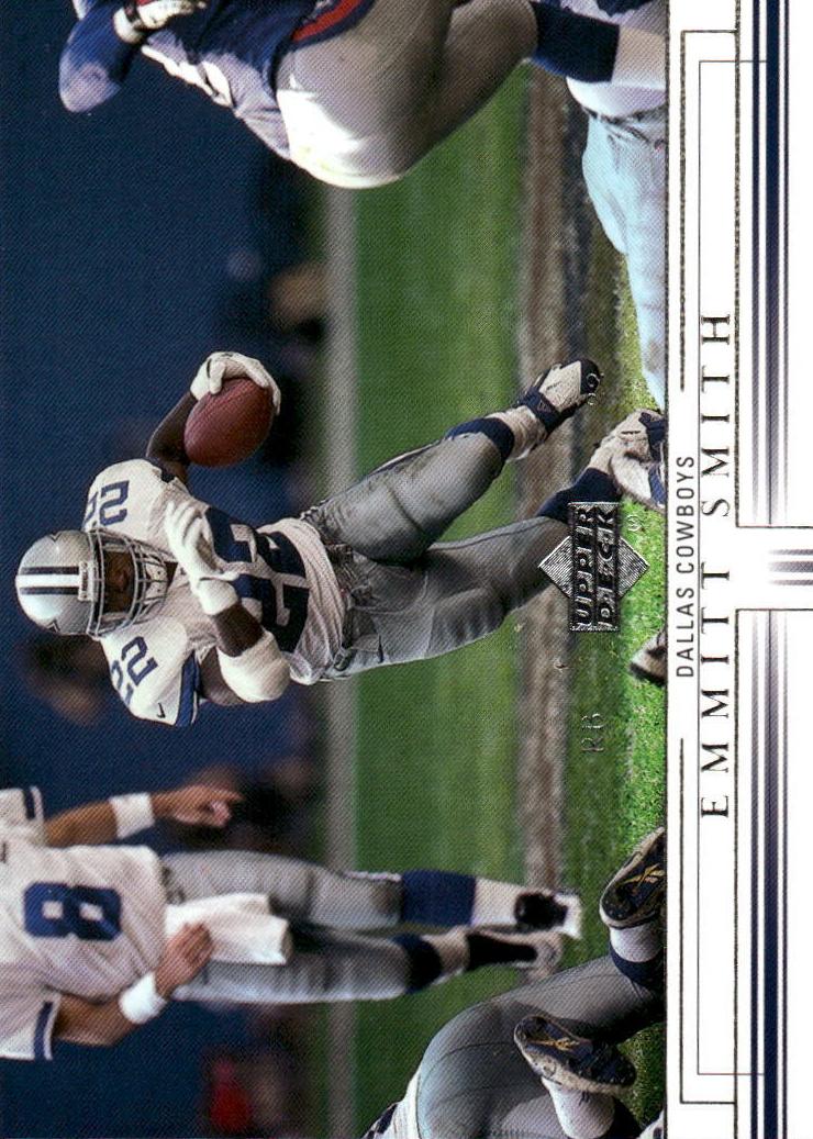 2001 Upper Deck Football Emmitt Smith #47 PSA 10