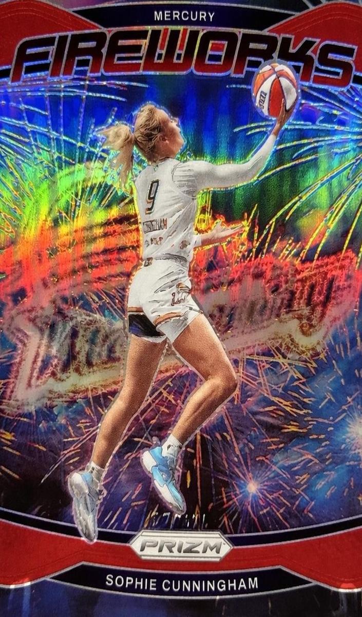 2024 Panini Prizm WNBA Basketball Red Sophie Cunningham #9 SGC 9