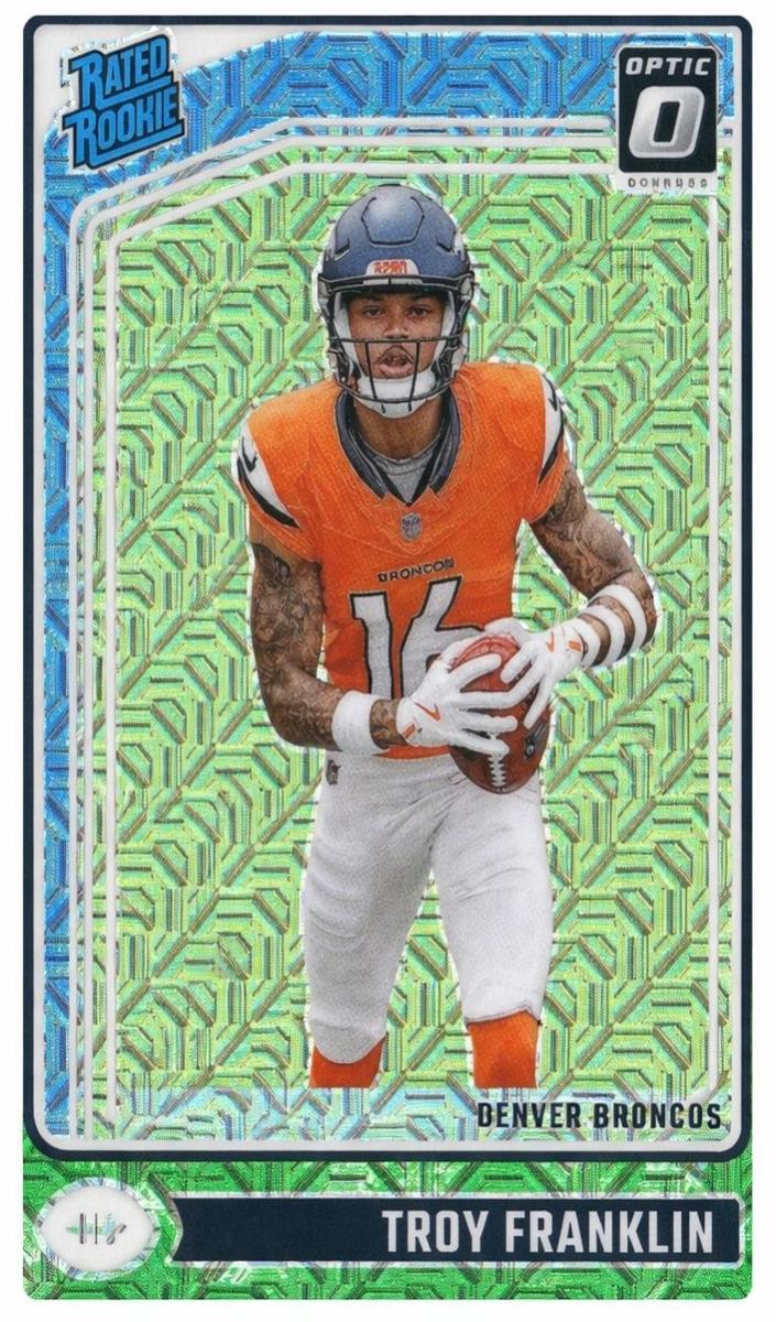 2024 Donruss Optic Football Dragon Troy Franklin #294 PSA 9