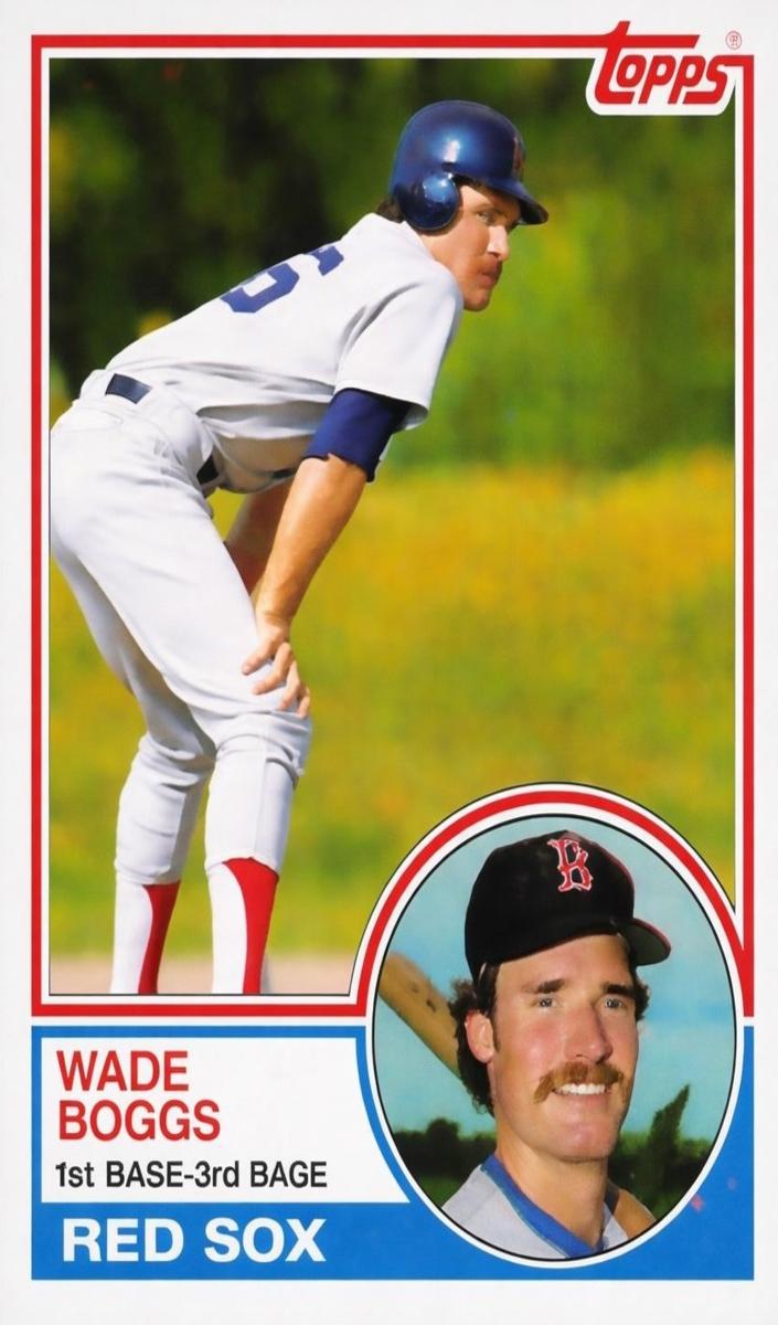 1983 Topps Baseball Wade Boggs #498 PSA 9