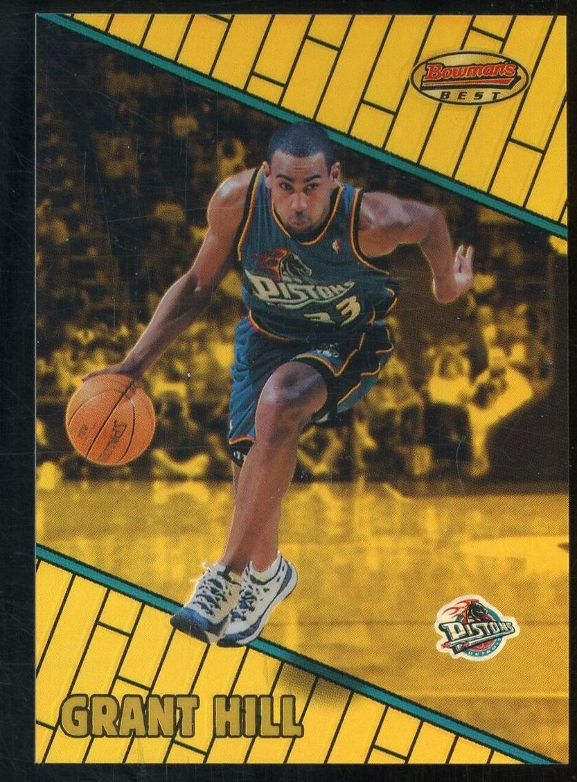 1999 Bowman's Best Basketball Refractor Grant Hill #20