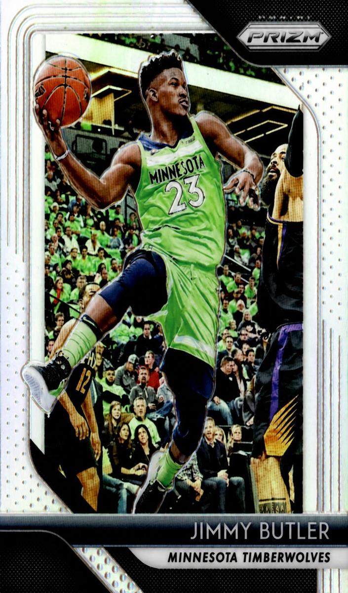 2018 Panini Prizm Basketball Prizms Silver Jimmy Butler #67