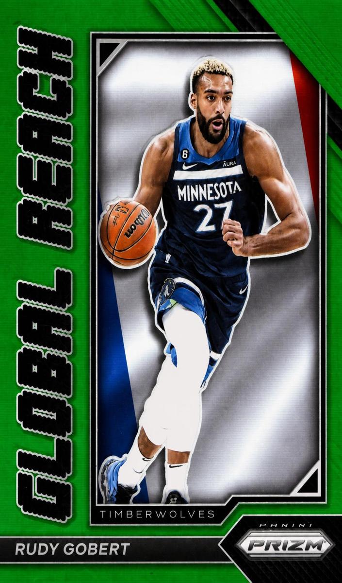 2022 Panini Prizm Basketball Green Rudy Gobert #2