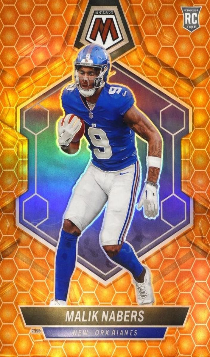 2024 Panini Mosaic Football Honeycomb Malik Nabers #306 PSA 8.5