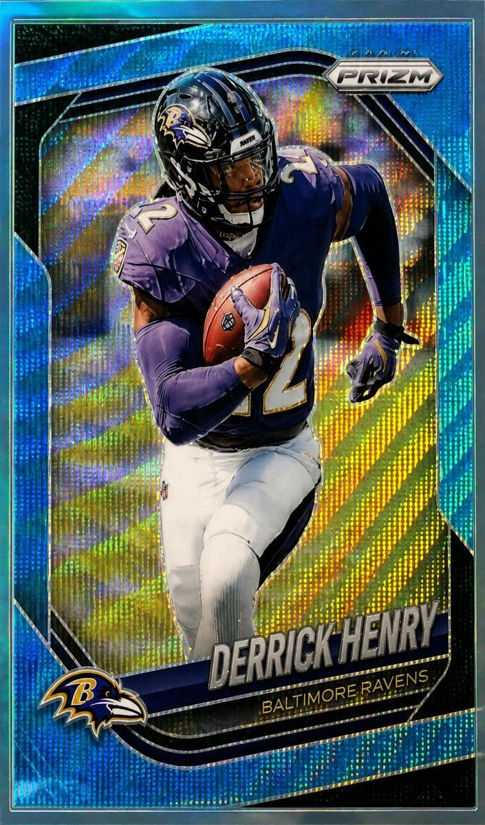2024 Panini Prizm Football Blue Wave Derrick Henry #20