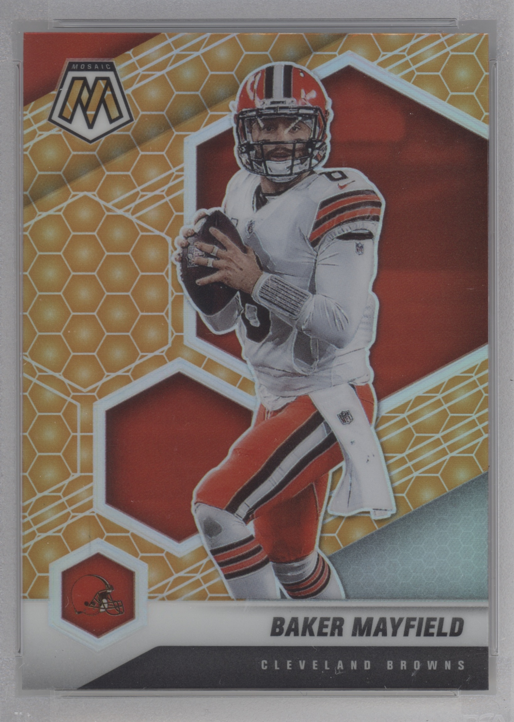 2021 Panini Mosaic Football Honeycomb Baker Mayfield #52