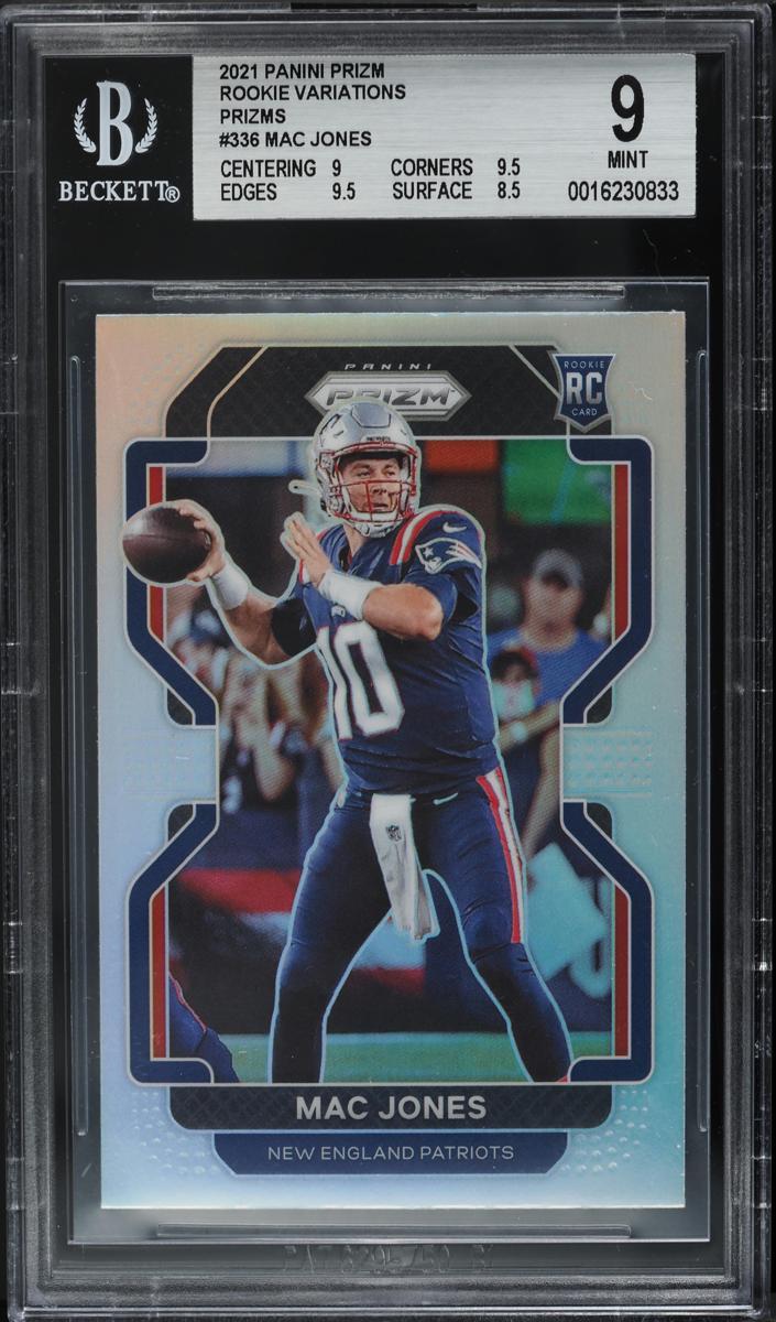 2021 Panini Prizm Basketball Silver Prizm Mac Jones #336 BGS 9.5