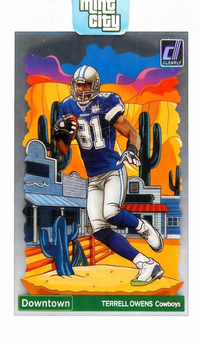 2024 Panini Clearly Donruss Football Terrell Owens #8 PSA 9