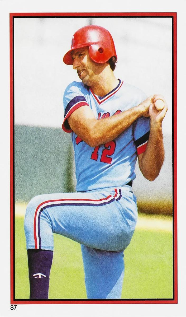 1983 Topps Stickers Baseball Gary Gaetti #87