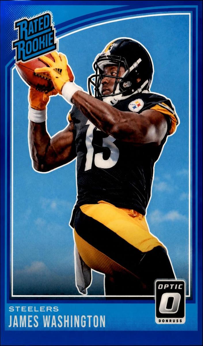 2018 Donruss Optic Football Blue James Washington #172