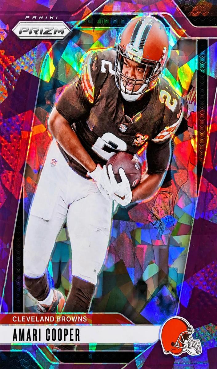 2024 Panini Prizm Football Purple Ice Amari Cooper #66