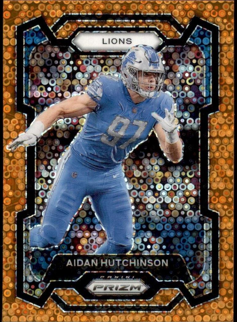 2023 Panini Prizm Football Disco Aidan Hutchinson #94 PSA 10