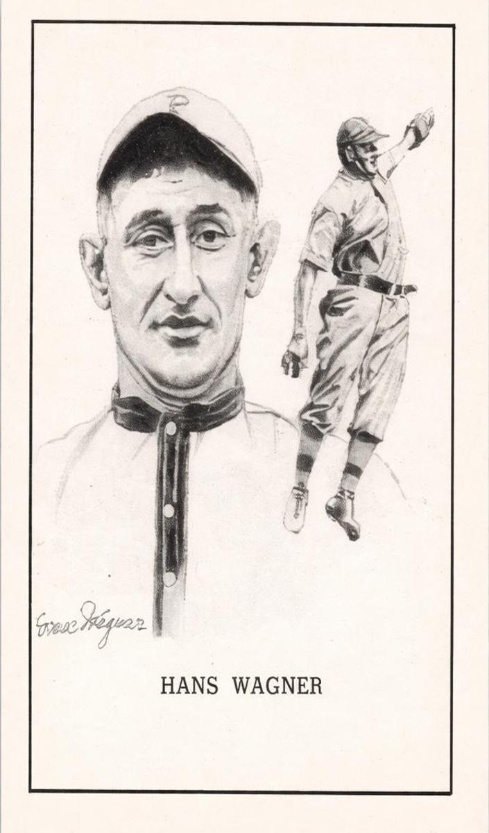 1950 Callahan Hall of Fame Baseball Hans Wagner #NNO