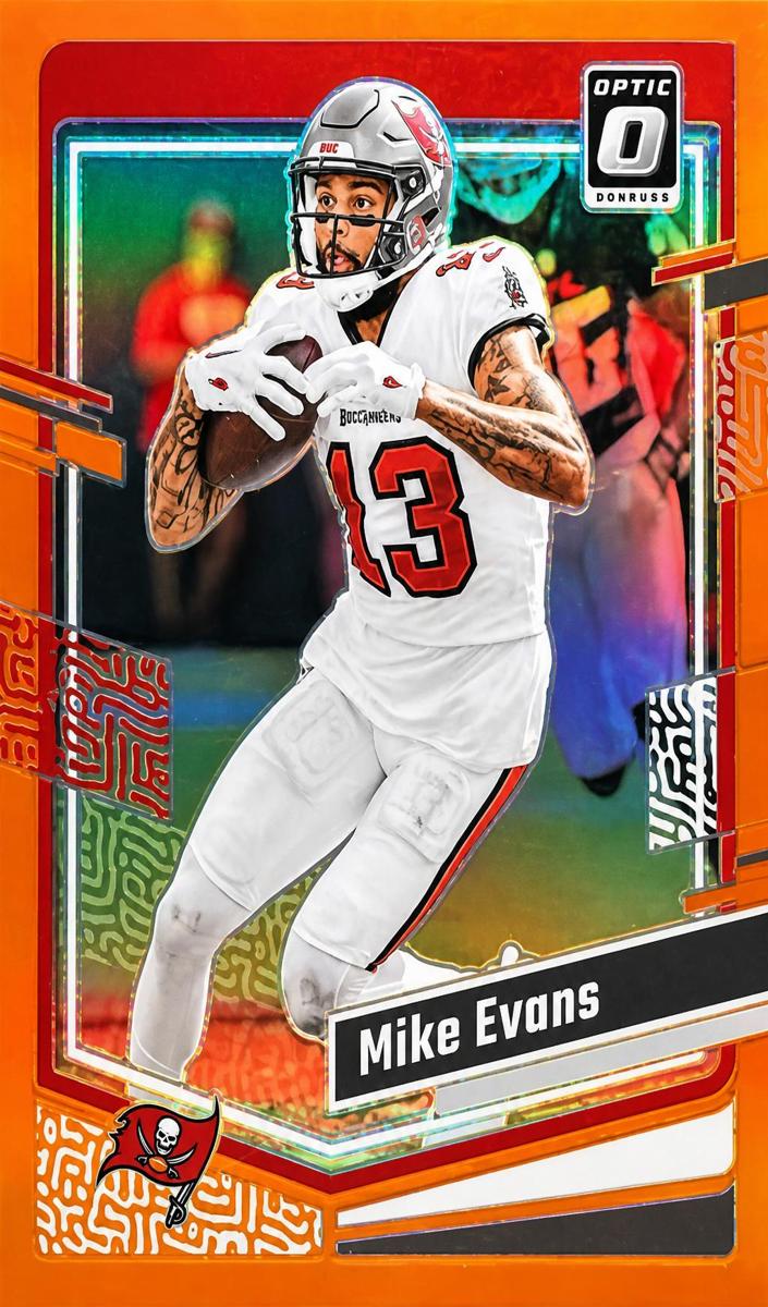 2023 Donruss Optic Football Orange Mike Evans #186