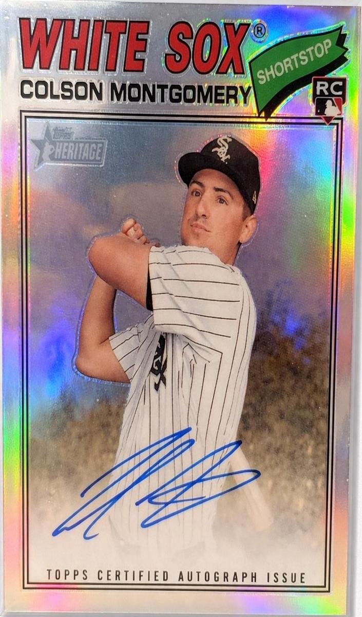 2026 Topps Heritage Baseball Colson Montgomery #ROAC-CMO