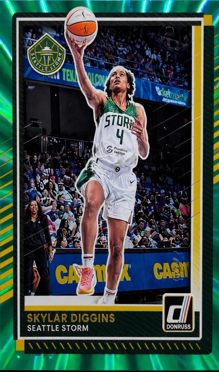 2025 Panini Donruss WNBA Basketball Teal Laser Skylar Diggins #26