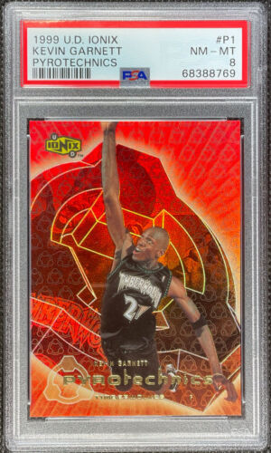 1999 Upper Deck Ionix Basketball Kevin Garnett #P1 PSA 8.5